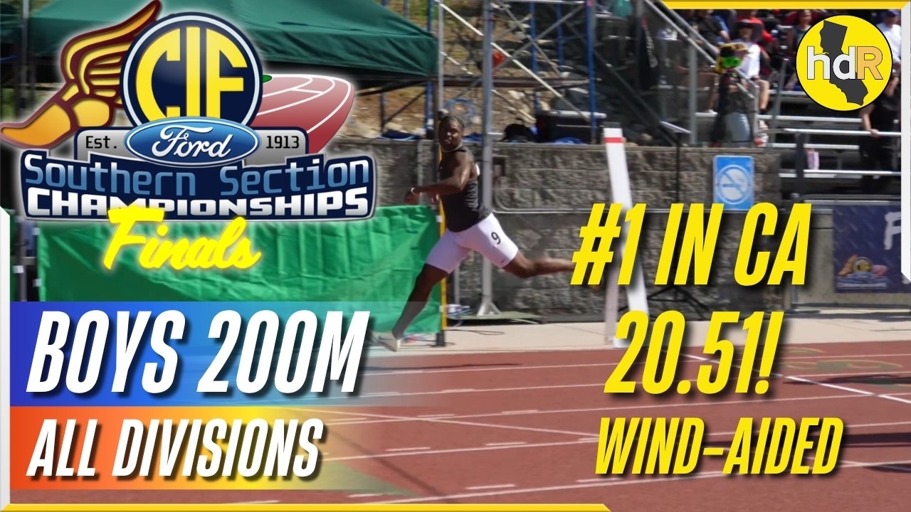 2026 TF - CIF-SS Ford Track and Field Finals - Boys 200M Dash - All Heats - #1 in CA!!!
