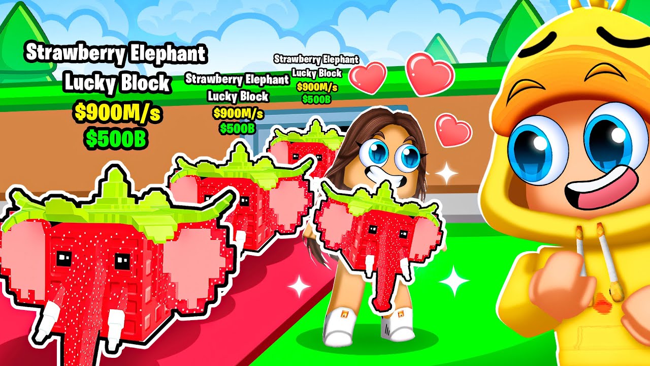 Ik Geef Mijn CRUSH 100 GEHEIME LUCKYBLOCKS In Steal A Brainrot! (Roblox)