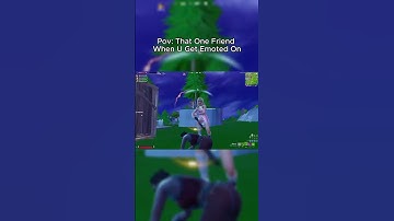 Pov: That One Friend When U Get Emoted On #fortnite