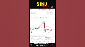 $INJ …🔥 BULLISH TO THE MOON!! 🚀🚀 #shorts #cryptoshorts #injective #btc