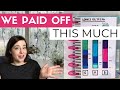 How Much Debt We Paid Off  | Debt Snowball Payoff Motivation Update