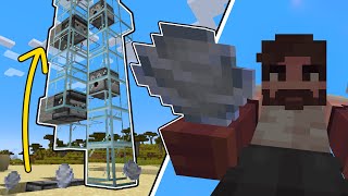 Wind Charge Powered Player Elevator || Minecraft Snapshot 24w06a