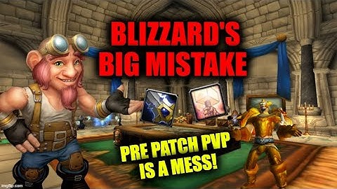 MY THOUGHTS ON THE STATE OF PVP IN THE CLASSIC WOW TBC PREPATCH