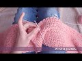 Punto Jazmín | para mantas | crochet