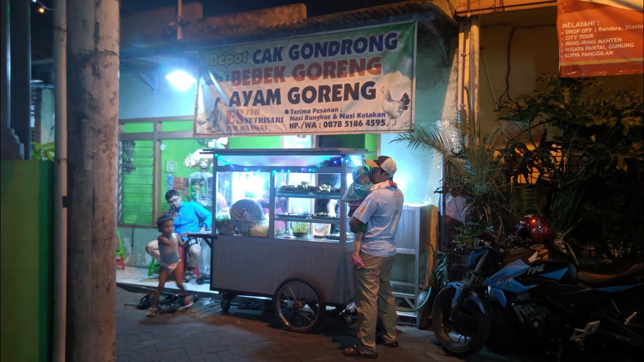 Bebek goreng cak gondrong