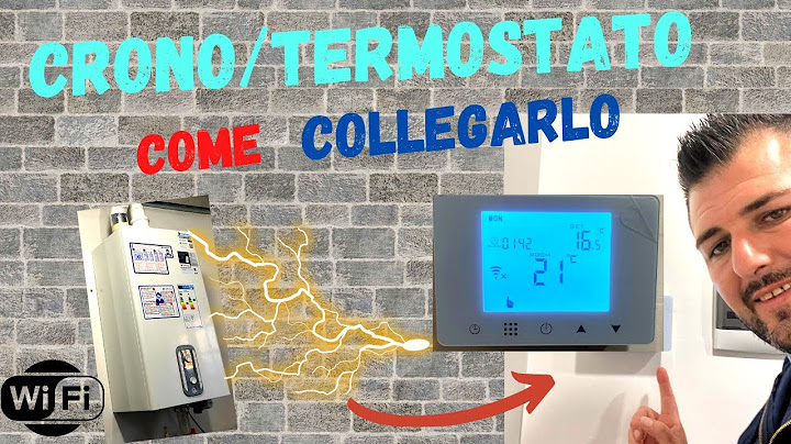 Dove vanno collegati i fili del termostato della caldaia