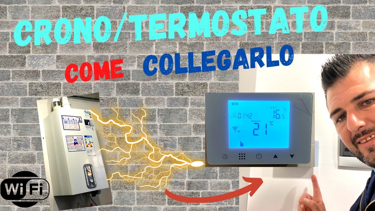 Meross termostato wifi, termostato smart per caldaia, cronotermostato,  termosta