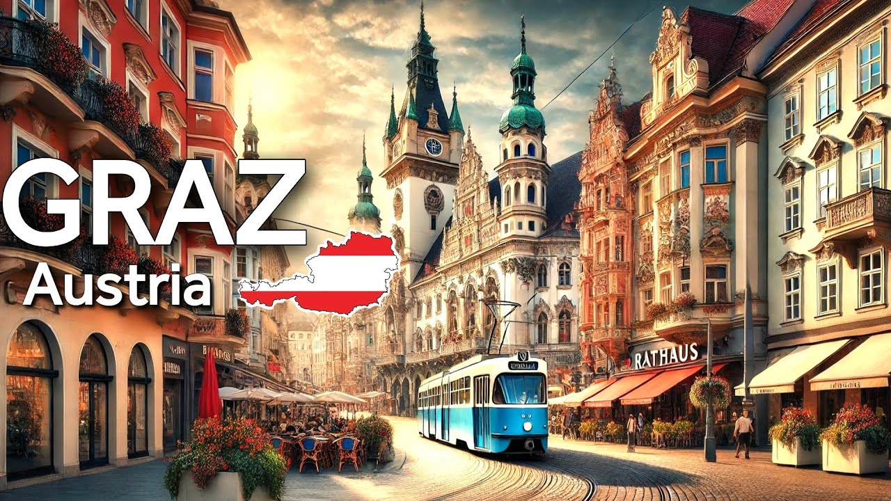 🇦🇹  Graz, Austria’s Second-Largest City After Vienna –A Hidden Treasure-4K Video 60fps with Captions