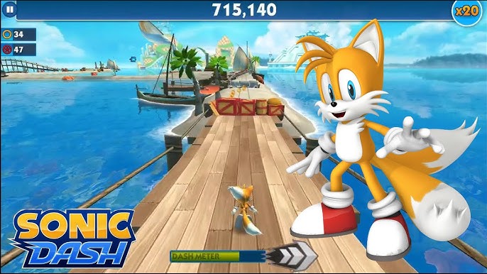 Sonic Dash - Movie Tails Gameplay 