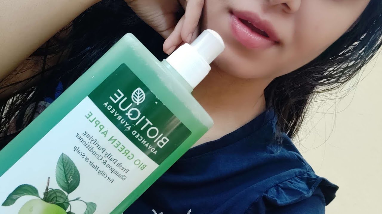Biotique green apple shampoo and conditioner review