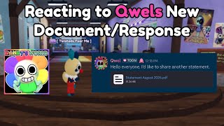 Reacting to Qwelver s Document BLINDLY