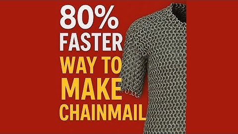 How to make a chainmail shirt really fast