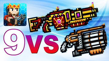 Pixel Gun 3D - Gameplay Walkthrough Part 9 - Undertaker VS Minigun Shotgun Comparison /Android Games