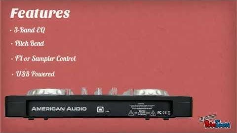 American Audio ELMC1 2-Channel DJ Midi Controller