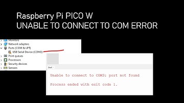How to Fix raspberry pi COM Not Working WIN11 | COM Detected but unable to connect micropython