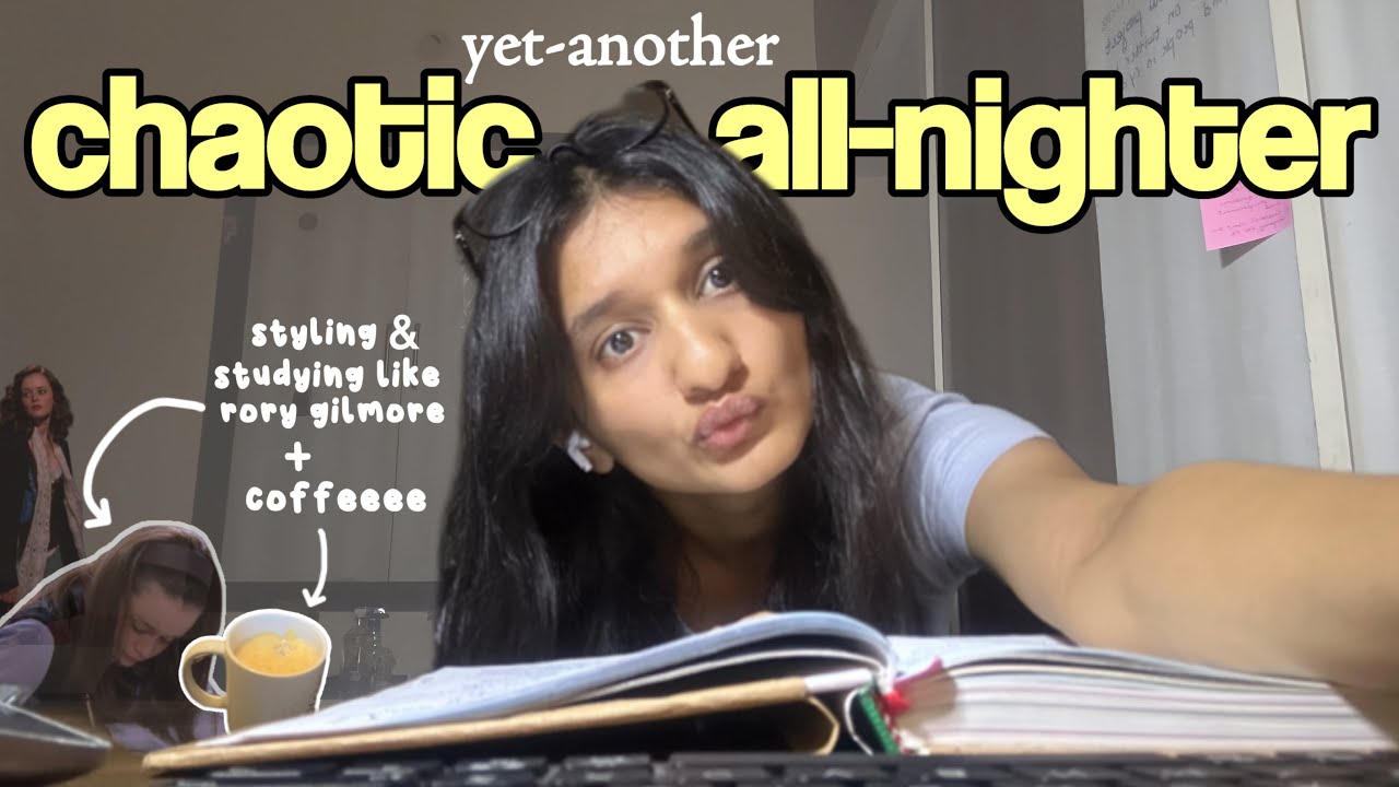 ВСЮ НОЧЬ ТРАЛАСЬ НА ЭКЗАМЕНЫ💤📚, учёба + стиль, как у Рори Гилмора, кофе☕, мотивация + стресс