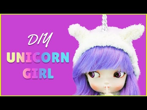 DIY Unicorn Doll | DIY Miniature Unicorn Babrie Dress