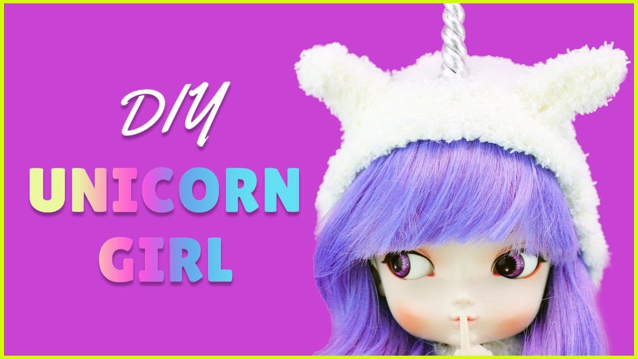 DIY Unicorn Doll | DIY Miniature Unicorn Babrie Dress