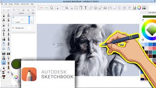 {IN HINDI} How to use Autodesk Sketchbook And make Stunning Digital Art || Beginners Guide|| screenshot 3