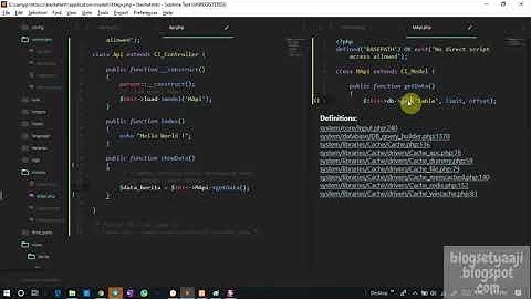 Membuat WEB API Menggunakan CodeIgniter Part 2 - Menampilkan Data