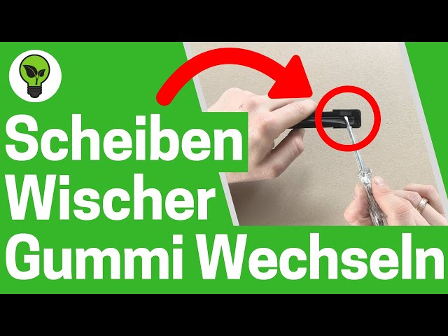 Scheibenwischer Gummis Wechseln ✓TOP ANLEITUNG: Wie Bosch Aerotwin  Wischerblätter Gummi Austauschen? 