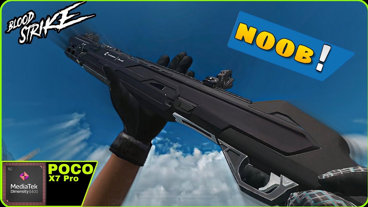 BLOOD STRIKE NOOBB USING SHORTGUN#bloodstrike #pocox7pro #mobilegaming #warzone 