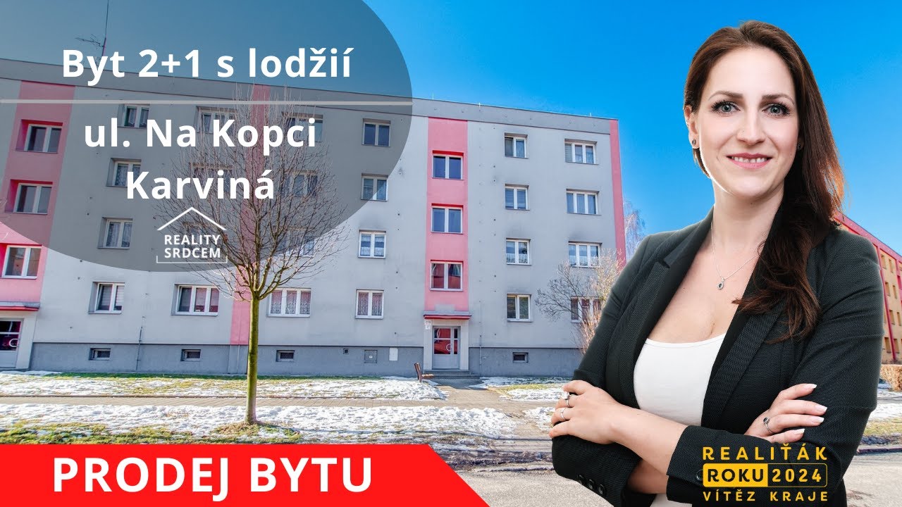 Prodej družs. bytu o velikosti 2+1+lodžie/57 m2 na ul. Na Kopci, Karviná - Mizerov