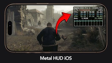 (iOS FPS Meter) Enable Metal Performance HUD on iPhone & iPad - Metal HUD Mobile Config
