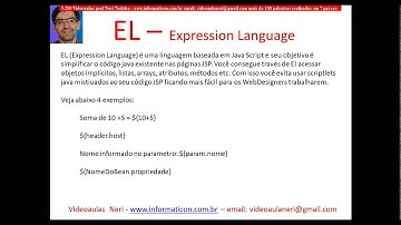 aula 5201 java para web III   Introducao ao curso e EL Expression Language vantagens operadores etc