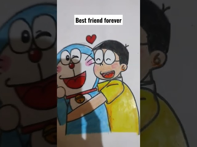 doraemon with his nobita 😍 class=