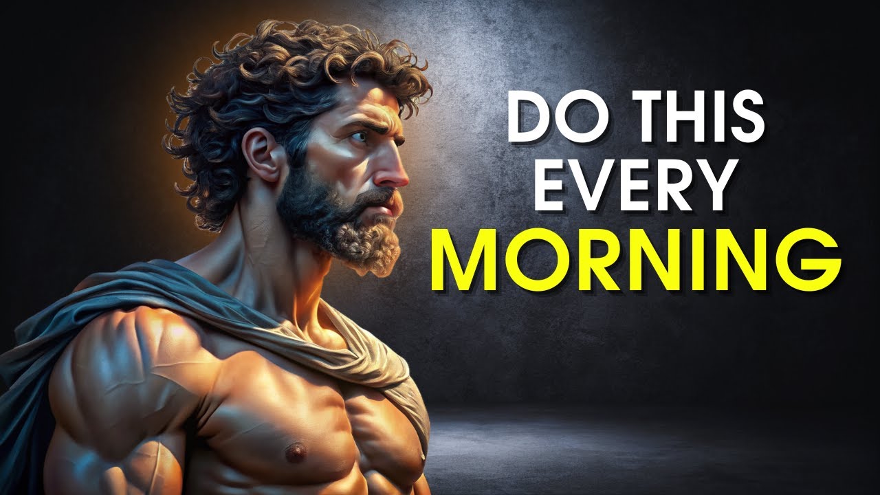10 THINGS You SHOULD do every MORNING (Stoic Morning Routine ...