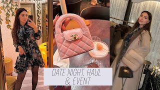 Weekend Vlog- Get Ready With Me for a Date Night, Nails, Cocktails, Event & Christmas Unboxing