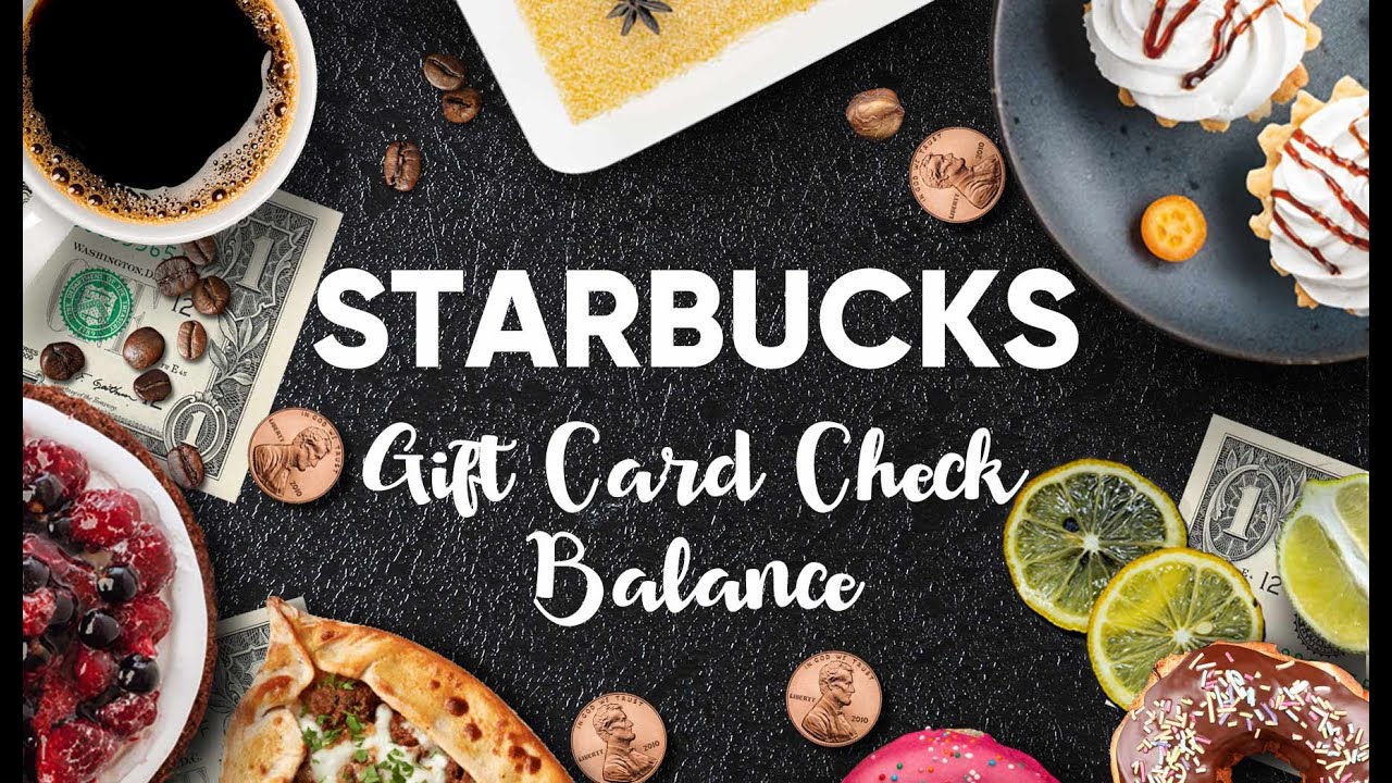 Check Balance Starbucks Coffeehouse Gift Card Online