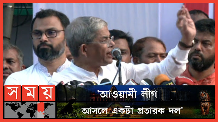 পুলিশ তাদের দলীয় বাহিনী হিসেবে কাজ করে: ফখরুল | Mirza Fakhrul | BNP | Awami League