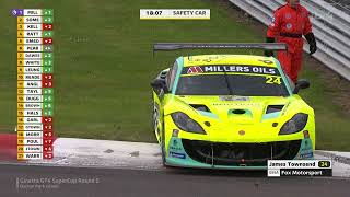 2022 Ginetta GT4 Supercup - Round 5 Oulton Park crashes