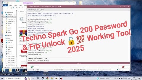 Techno Spark Go 2022 Password & Frp Unlock by Android multi tool ll Techno Spark Go Frp Bypass
