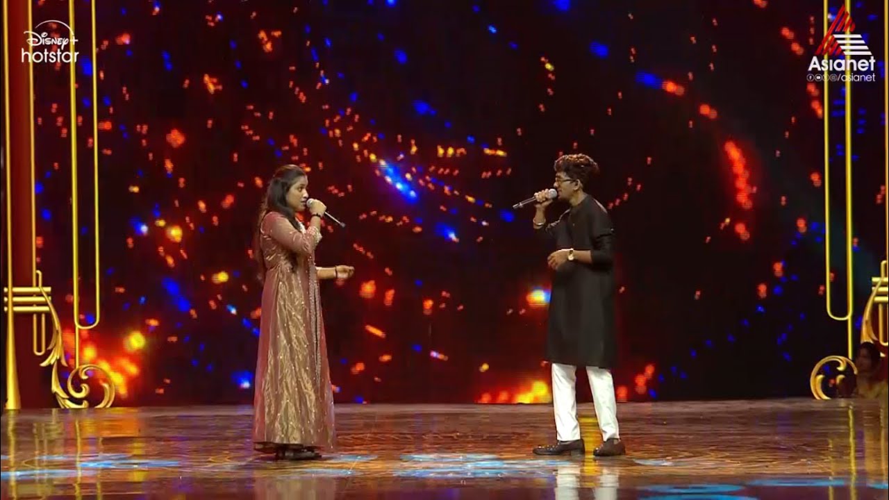 #SS9 പാടാം വനമാലീ... ❤️❤️ ഗ്രാൻഡ് ഫിനാലെ വേദിയിൽ മിന്നും പ്രകടനവുമായി ശ്രീരാഗും അനുശ്രീയും