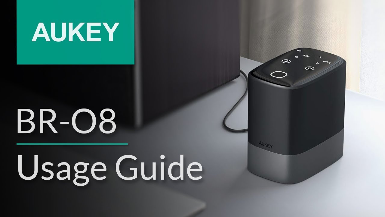 AUKEY Bluetooth Wireless Transmitter and Receiver Usage Guide BR-O8