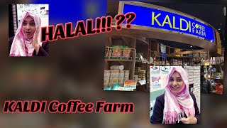 Halal products at Kaldi Coffee Farm!!