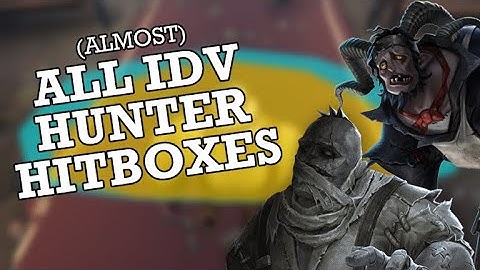 Identity V Hunter Hitbox Maps! From Hell Ember to Goatman!