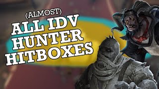 Identity V Hunter Hitbox Maps! From Hell Ember to Goatman!