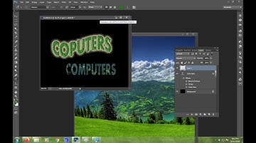 HOW TO CREAT TEXT EFFECT IN PHOTOSHOP CC TELUGU