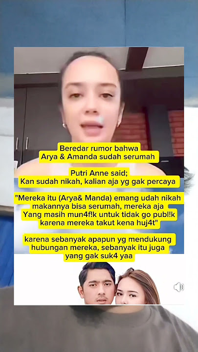 Putri Anne, Arya Saloka dan Amanda Manopo #amandamanopo #artist #masukberanda #beritaterkini #fyp