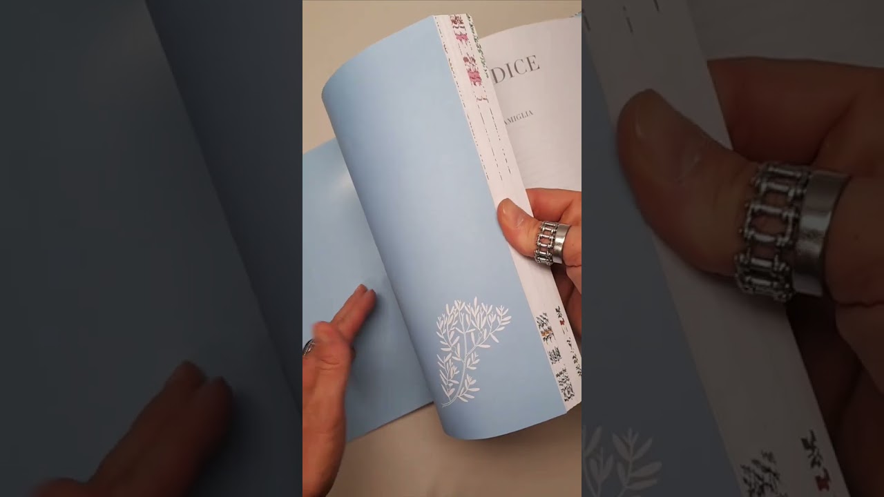Libro Della Famiglia (Ceppo Familiare) In Vera Pelle Bovina Blu Scuro