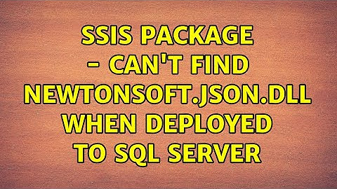 SSIS Package - Can