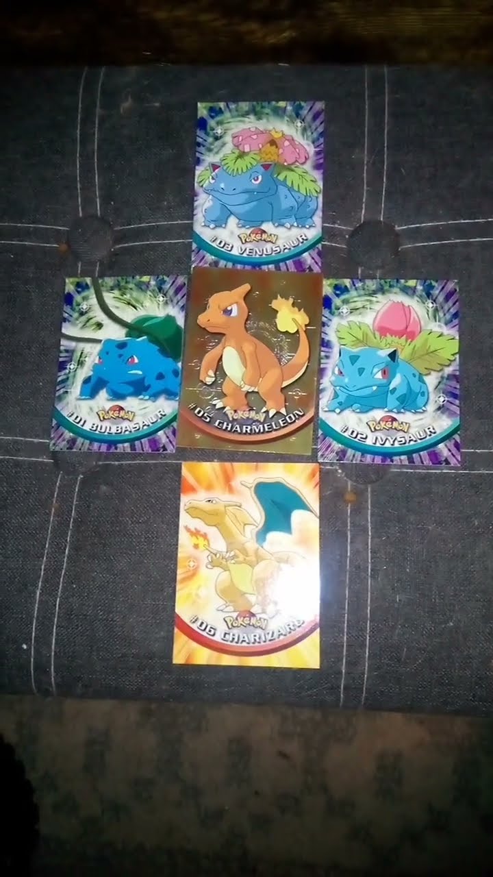 1990s Pokemon Cards venusaur bulbasuar charmeleon ivysaur charizard 1990s Pokemon Cards venusaur bulbasuar charmeleon ivysaur charizard