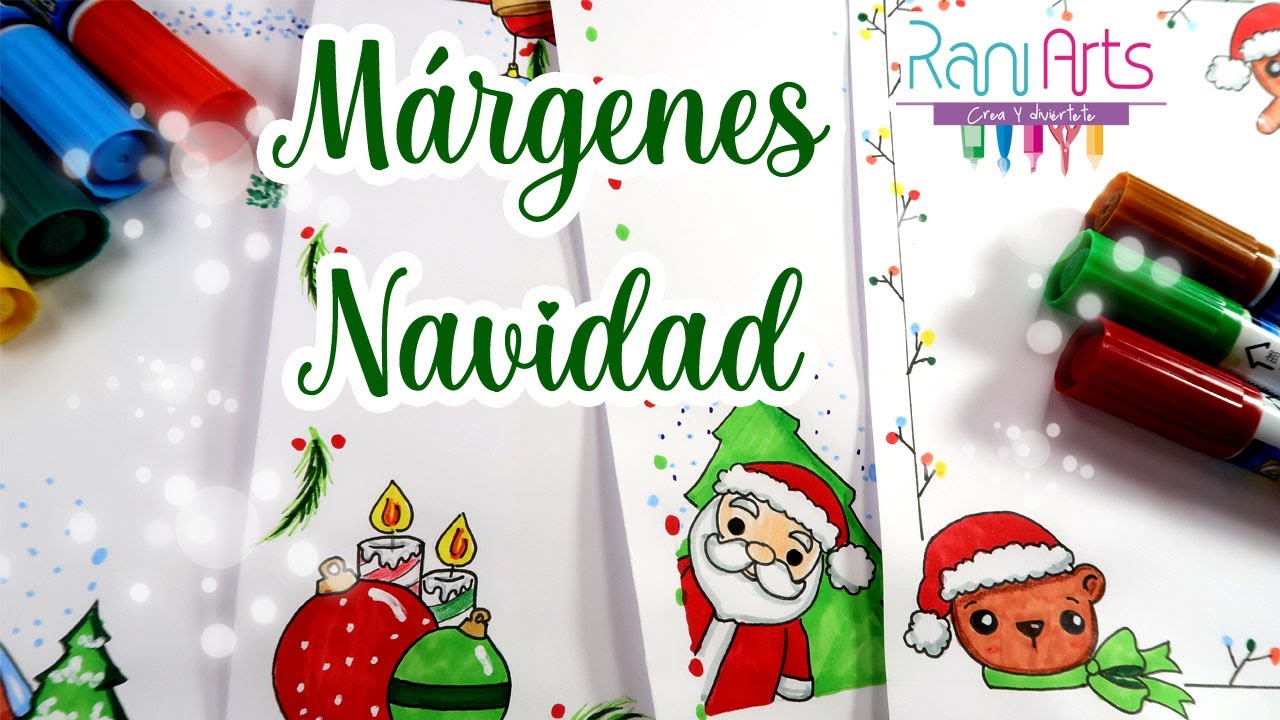 Hojas decoradas / Bordes / Márgenes - Edición Navidad! - Christmas Project  Border Designs - thptnganamst.edu.vn