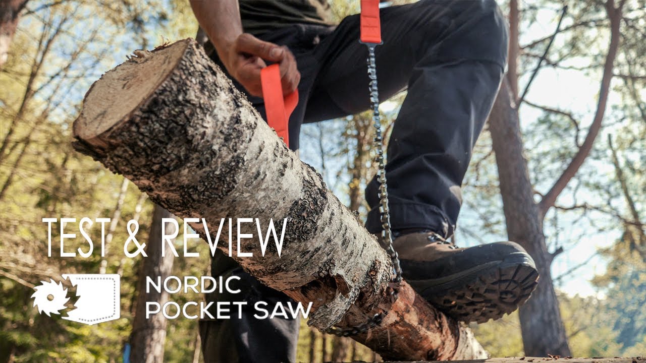 Nordic pocket saw how to use, test and review YouTube