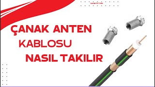 Uydu Kablosuna F Konnektör Nasıl Takılır