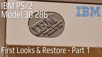IBM PS2 Model 30 286 First Looks and Restore   Part 1